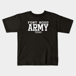 Mod.2 US Army Fort Hood Texas Military Center Kids T-Shirt